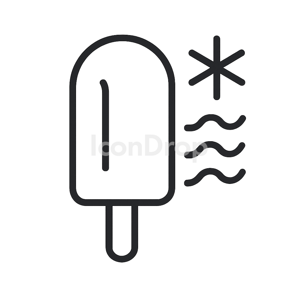 Ice Cold Icon Outline