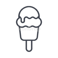 Ice Cream Icon Outline
