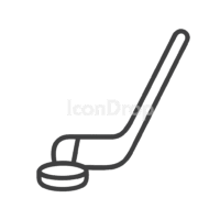 Ice Hockey Icon Outline