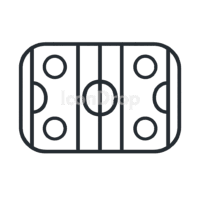 Ice Rink Icon Outline