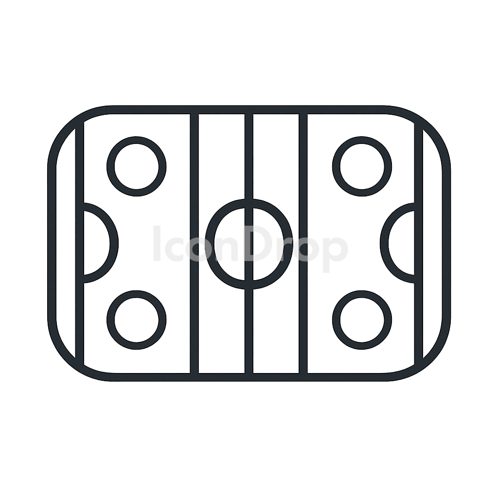 Ice Rink Icon Outline