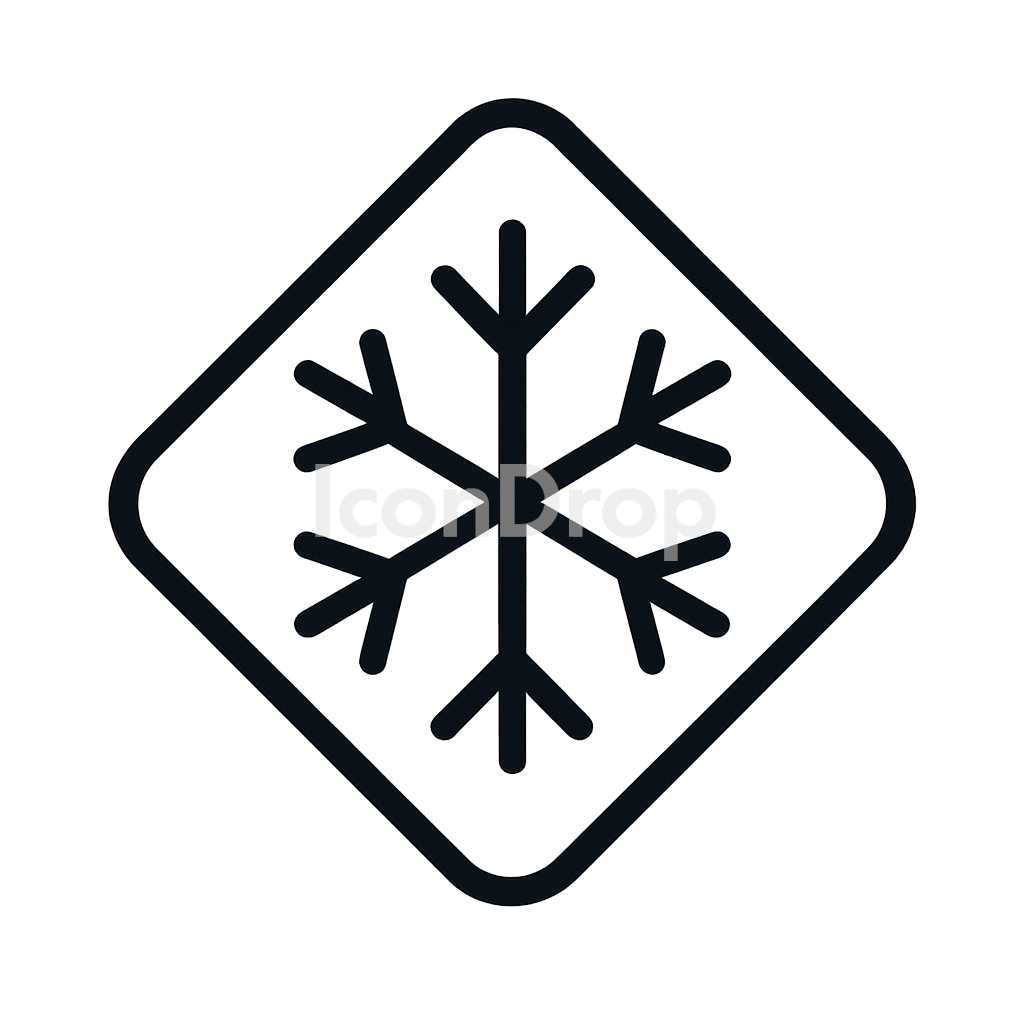 Ice Type Icon Outline