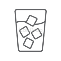 Ice Water Icon Outline