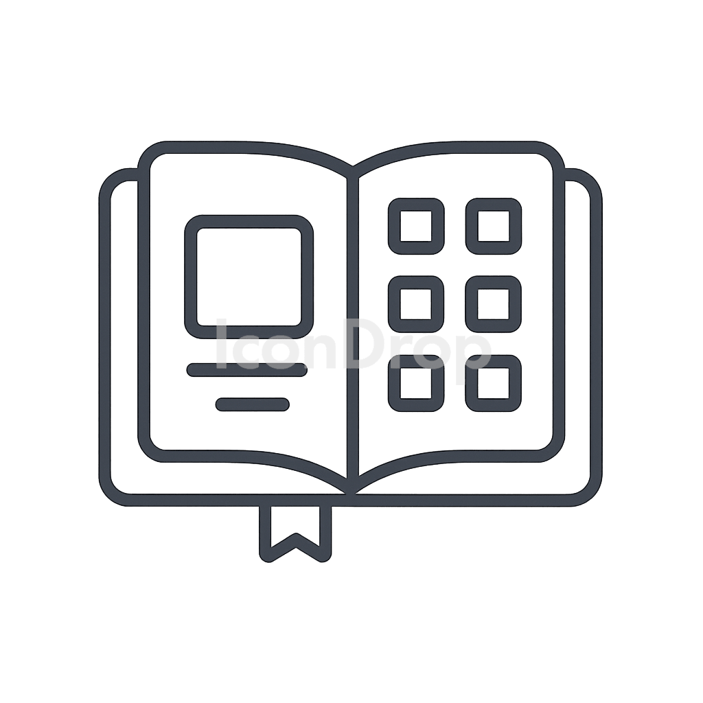 Icon Catalog Outline