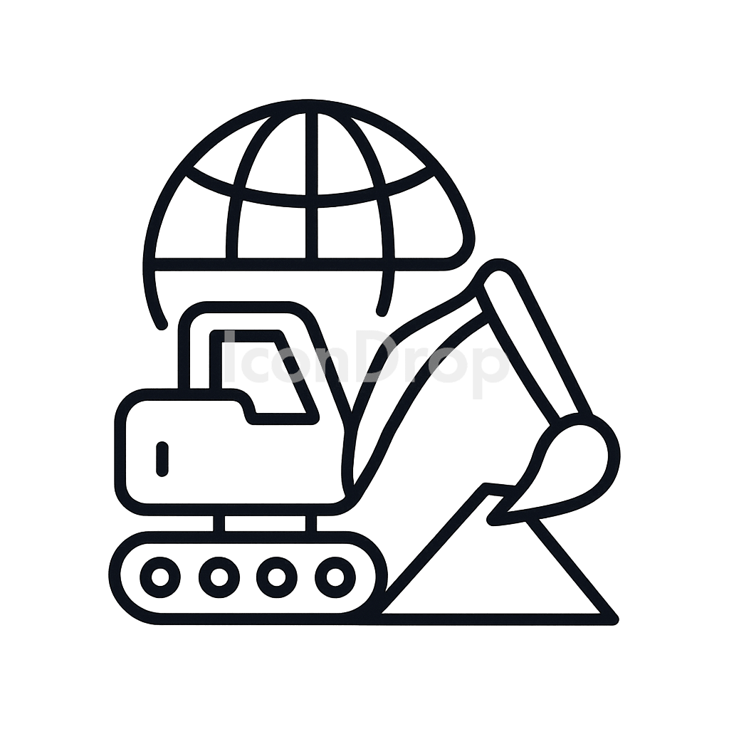 Icon Earthworks Outline