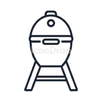 Icon Egg Grill Outline