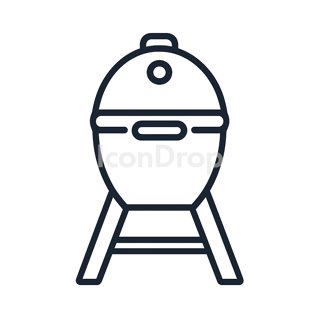 Icon Egg Grill Outline