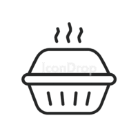 Icon Food Container Outline