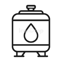 Icon Fresh Water Tank Outline