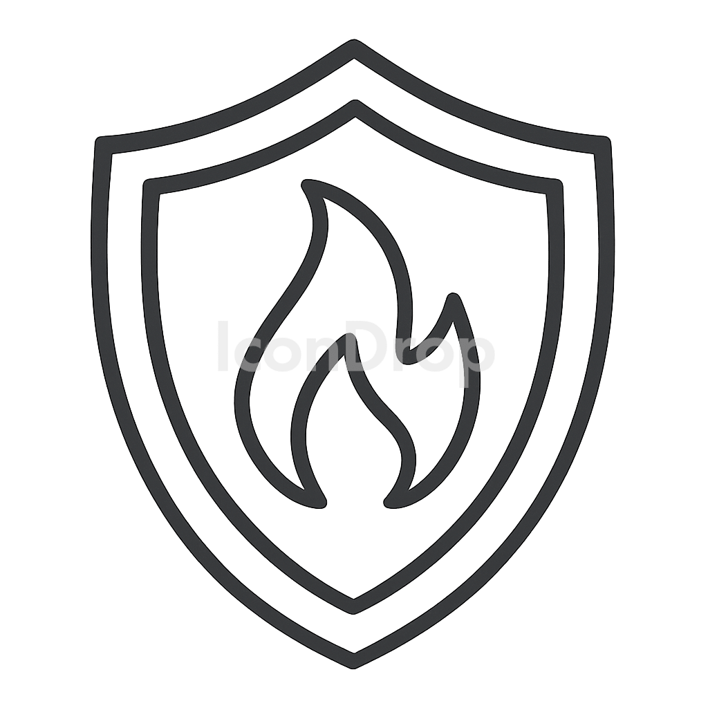 Icon Heat Protection Outline