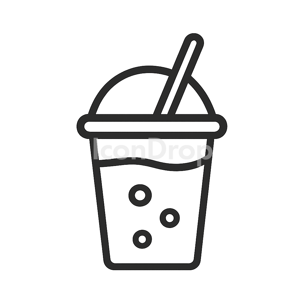 Icon Juice Cups Outline