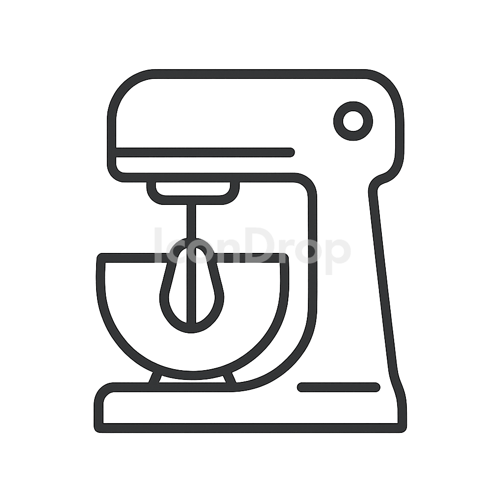 Icon Kitchen Mixer Outline