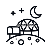 Icon Moon Base Outline