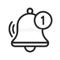 通知アイコン（アウトライン）