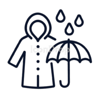 Icon Rain Gear Outline
