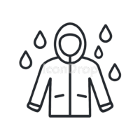 Icon Rain Jacket Outline