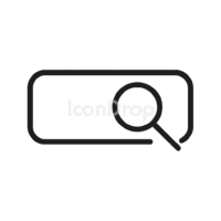 Icon Search Bar Outline