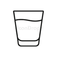 Icon Shot Glass Outline