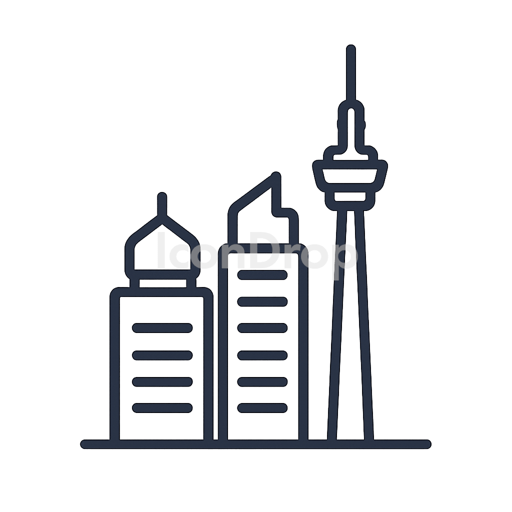 Icon Skyline Outline