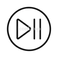 Icon Start Stop Outline