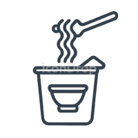 Instant Food Icon Outline