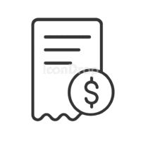 Invoice Icon Outline