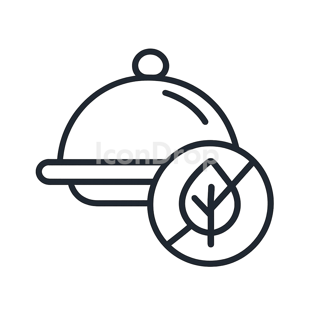 Jain Food Icon Outline