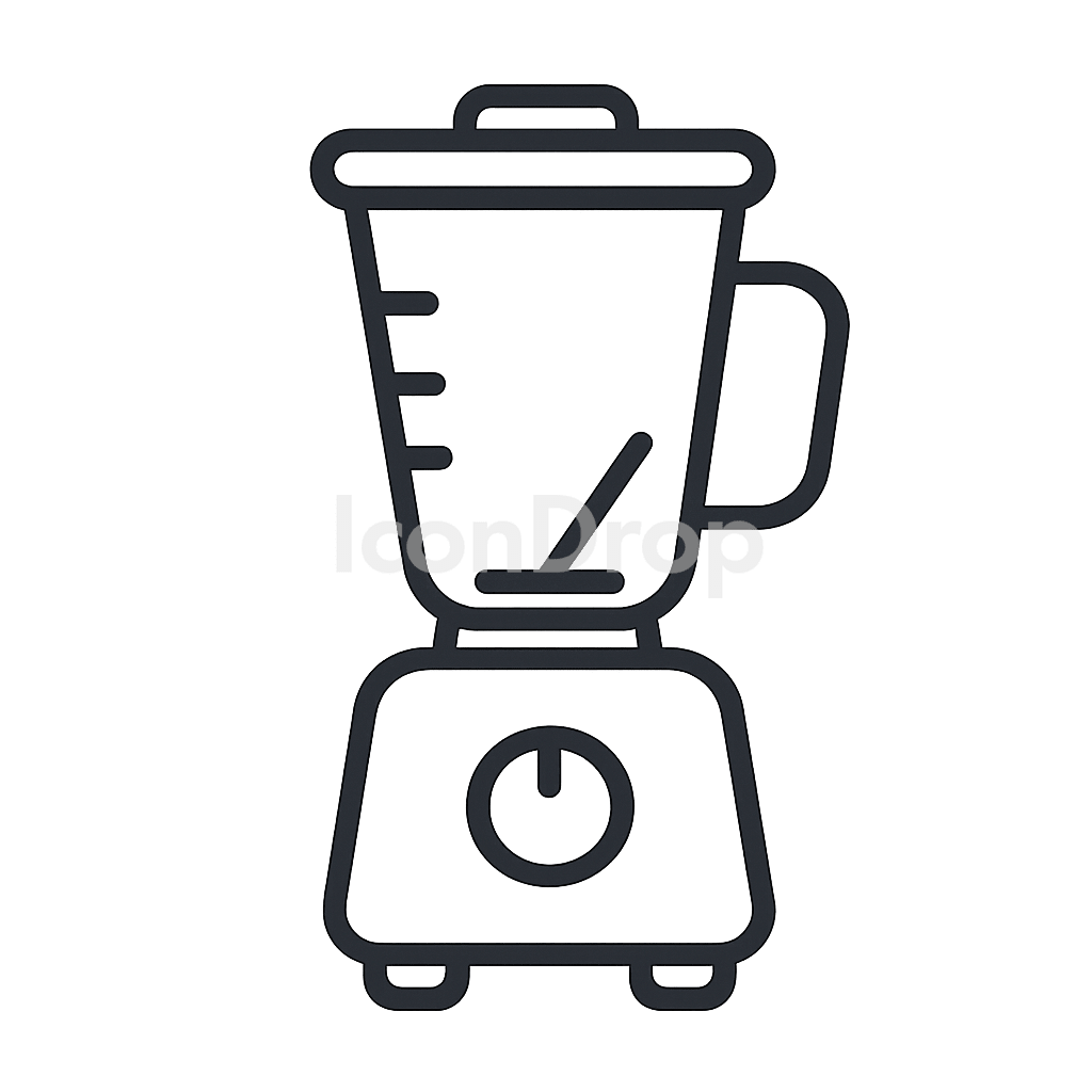 Kitchen Blender Icon Outline
