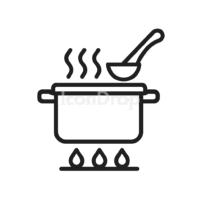 Kitchen Cooking Icon Outline