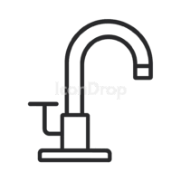 Kitchen Faucet Icon Outline