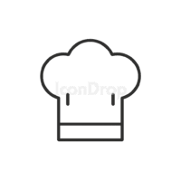 Kitchen Hat Icon Outline