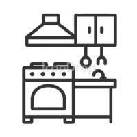 Kitchen Icon Outline