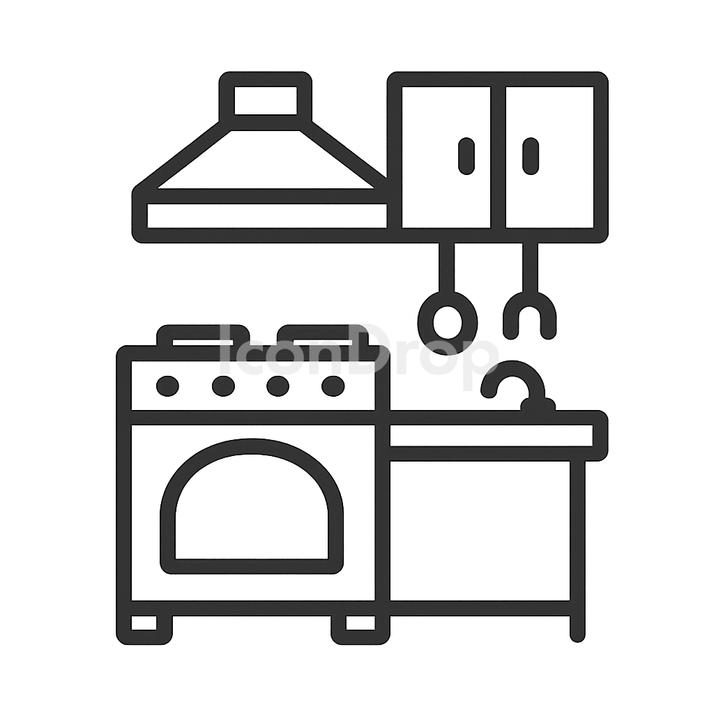 Kitchen Icon Outline
