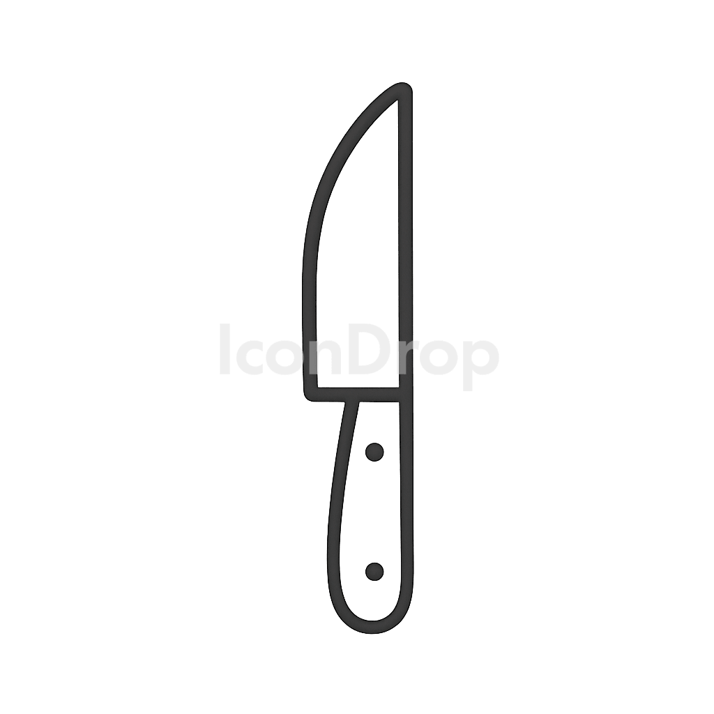 Knife Icon Outline