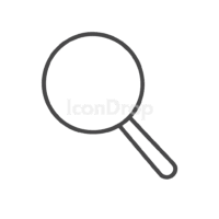 Looking Glass Icon Outline