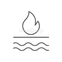 Low Heat Icon Outline