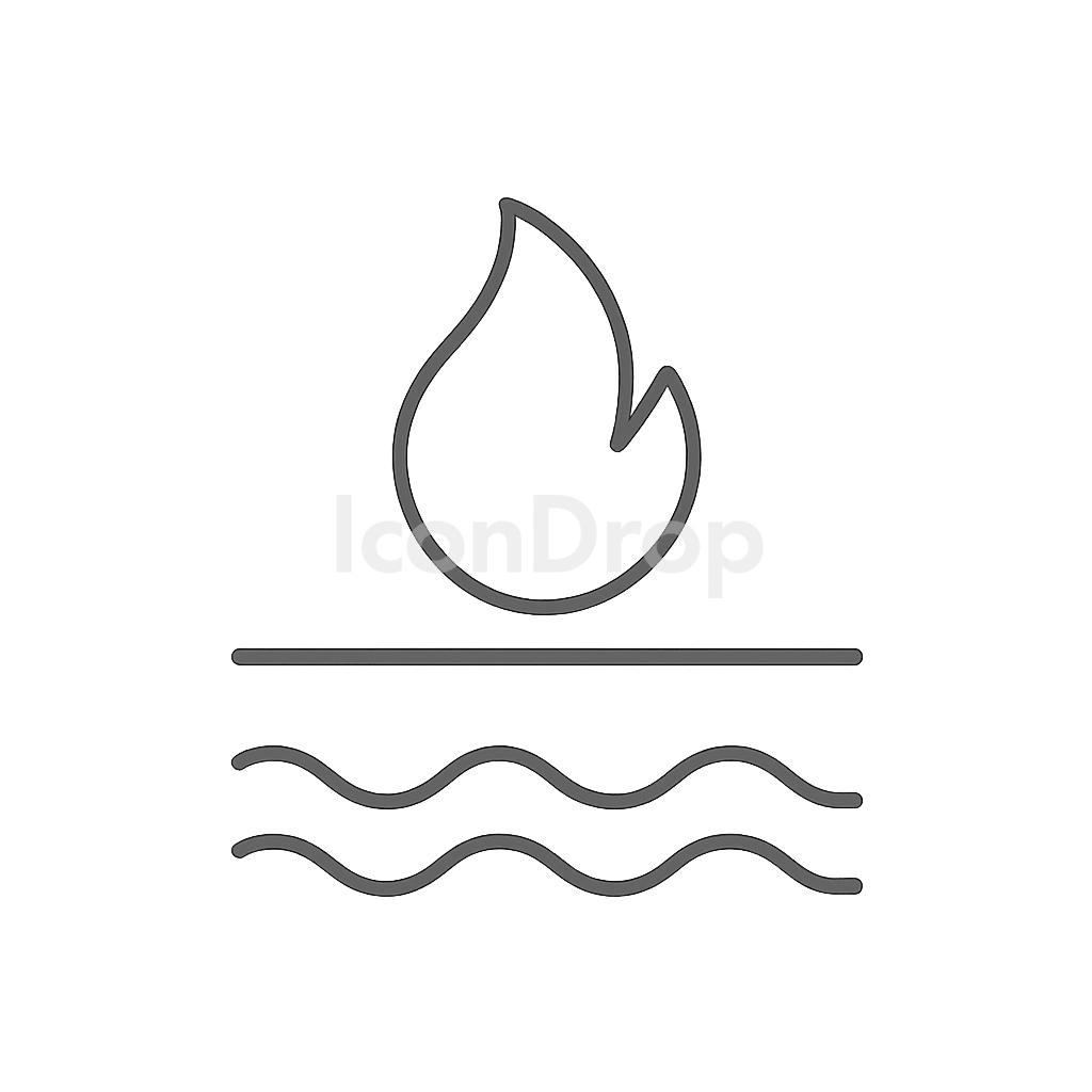 Low Heat Icon Outline