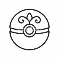 ラグジュアリーボールのアイコン(アウトライン)