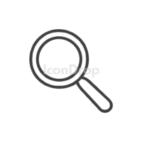 Magnifying Glass Icon Outline