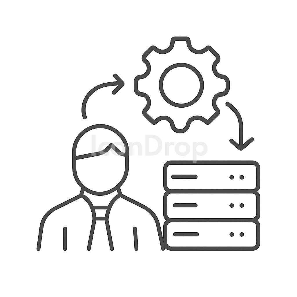 Managed Service Icon Outline