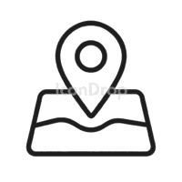 Map Location Icon Outline