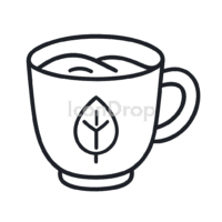Matcha Cup Icon Outline