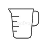 Measuring Cup Icon Outline