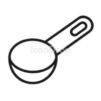 Measuring Spoon Icon Outline
