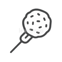 Meat Ball Icon Outline