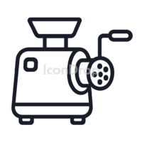 Meat Grinder Icon Outline