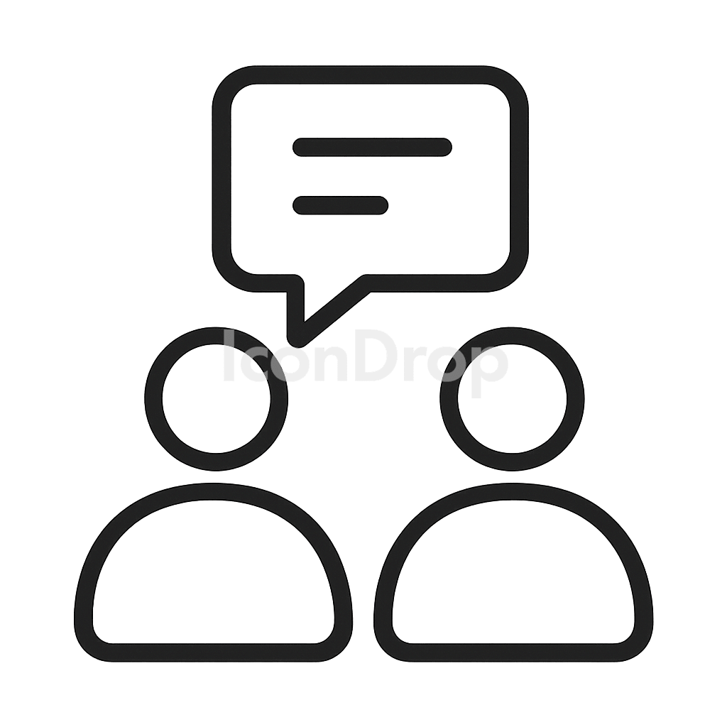 Meet Icon Outline