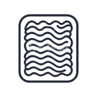 Minced Meat Icon Outline