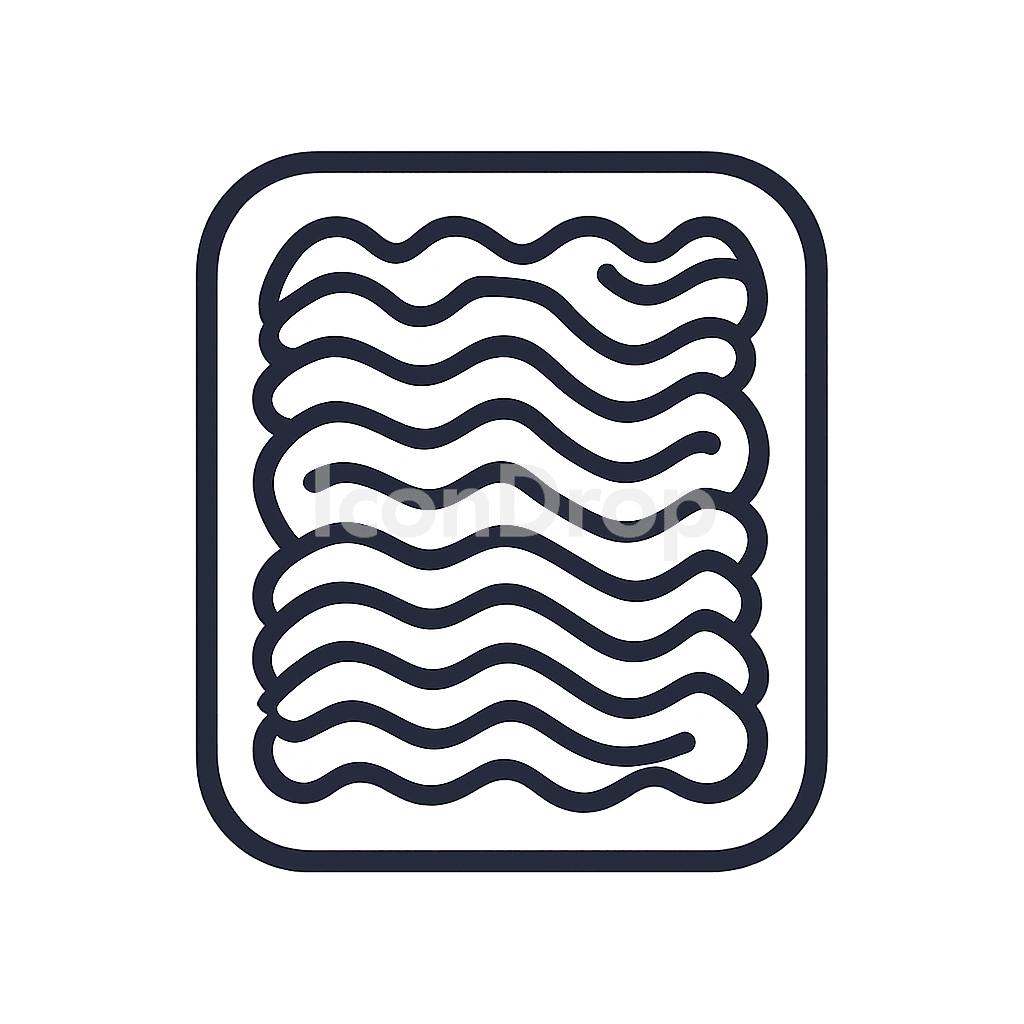Minced Meat Icon Outline