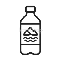 Mineral Water Icon Outline